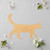 Cat 3 Wood Cutout for Crafts, Unfinished Baltic Birch Craft Shape