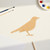 Blackbird Wood Cutout for Crafts, Unfinished Baltic Birch Craft Shape