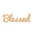 Blessed Wood Cutout - Unfinished Baltic Birch Craft Shape