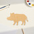Boar Wood Cutout - Unfinished Baltic Birch Craft Shape