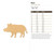 Boar Wood Cutout - Unfinished Baltic Birch Craft Shape