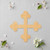 Botany Cross 1 Wood Cutout - Unfinished Baltic Birch Craft Shape