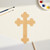 Botany Cross 2 Wood Cutout for Crafts, Unfinished Baltic Birch Craft Shape
