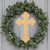 Botany Cross 2 Wood Cutout for Crafts, Unfinished Baltic Birch Craft Shape