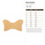 Bow1Outline Wood Cutout - Unfinished Baltic Birch Craft Shape