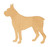 Boxer Dog Wood Cutout Craft Blank, Unfinished Baltic Birch DIY Shape for Crafts and Decor