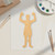 Boxer Wood Cutout - Unfinished Baltic Birch Craft Shape