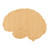 Brain Wood Cutout for Crafts, Unfinished Baltic Birch Craft Shape