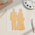 Bride And Groom Wood Cutout - Unfinished Baltic Birch Craft Shape