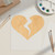Broken Heart Wood Cutout Craft Blank, Unfinished Baltic Birch DIY Shape for Crafts and Decor