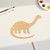 Brontosaurus Wood Cutout - Unfinished Baltic Birch Craft Shape