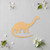 Brontosaurus Wood Cutout - Unfinished Baltic Birch Craft Shape