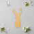 Buck 3 Wood Cutout - Unfinished Baltic Birch Craft Shape