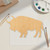 Buffalo 2 Wood Cutout - Unfinished Baltic Birch Craft Shape
