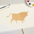 Bull 1 Wood Cutout Craft Blank, Unfinished Baltic Birch DIY Shape for Crafts and Decor