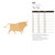 Bull 1 Wood Cutout Craft Blank, Unfinished Baltic Birch DIY Shape for Crafts and Decor