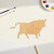 Bull 1 Wood Cutout - Unfinished Baltic Birch Craft Shape