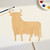 Bull 2 Wood Cutout Craft Blank, Unfinished Baltic Birch DIY Shape for Crafts and Decor