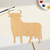 Bull 2 Wood Cutout - Unfinished Baltic Birch Craft Shape