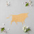 Bull 2 Wood Cutout for Crafts, Unfinished Baltic Birch Craft Shape