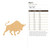 Bull 3 Wood Cutout for Crafts, Unfinished Baltic Birch Craft Shape