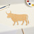 Bull Wood Cutout - Unfinished Baltic Birch Craft Shape