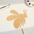 Bumble Bee Wood Cutout for Crafts, Unfinished Baltic Birch Craft Shape