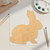 Bunny 2 Wood Cutout - Unfinished Baltic Birch Craft Shape