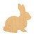 Bunny 3 Wood Cutout for Crafts, Unfinished Baltic Birch Craft Shape