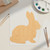 Bunny 3 Wood Cutout for Crafts, Unfinished Baltic Birch Craft Shape