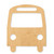 Bus 1 Wood Cutout - Unfinished Baltic Birch Craft Shape