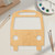 Bus 1 Wood Cutout - Unfinished Baltic Birch Craft Shape