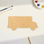 Bus Wood Cutout - Unfinished Baltic Birch Craft Shape