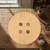 Button 2 Wood Cutout - Unfinished Baltic Birch Craft Shape