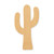 Cactus Wood Cutout - Unfinished Baltic Birch Craft Shape
