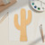 Cactus Wood Cutout - Unfinished Baltic Birch Craft Shape
