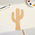Cactus Wood Cutout - Unfinished Baltic Birch Craft Shape