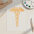 Caduceus 1 Wood Cutout Craft Blank, Unfinished Baltic Birch DIY Shape for Crafts and Decor