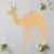 Camel Wood Cutout Craft Blank, Unfinished Baltic Birch DIY Shape for Crafts and Decor