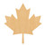 Canadian Maple Leaf Wood Cutout for Crafts, Unfinished Baltic Birch Craft Shape