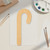 Candy Cane Wood Cutout - Unfinished Baltic Birch Craft Shape