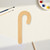 Candy Cane Wood Cutout - Unfinished Baltic Birch Craft Shape