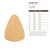 Candy Corn Wood Cutout - Unfinished Baltic Birch Craft Shape