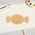 Candy Wood Cutout - Unfinished Baltic Birch Craft Shape