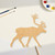 Caribou Wood Cutout - Unfinished Baltic Birch Craft Shape