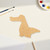 Cartoongatoroutline Wood Cutout - Unfinished Baltic Birch Craft Shape