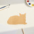 Cat Laying Down Wood Cutout for Crafts, Unfinished Baltic Birch Craft Shape