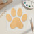 Catpawprint Wood Cutout - Unfinished Baltic Birch Craft Shape