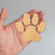 Catpawprint Wood Cutout - Unfinished Baltic Birch Craft Shape