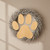 Catpawprint Wood Cutout - Unfinished Baltic Birch Craft Shape